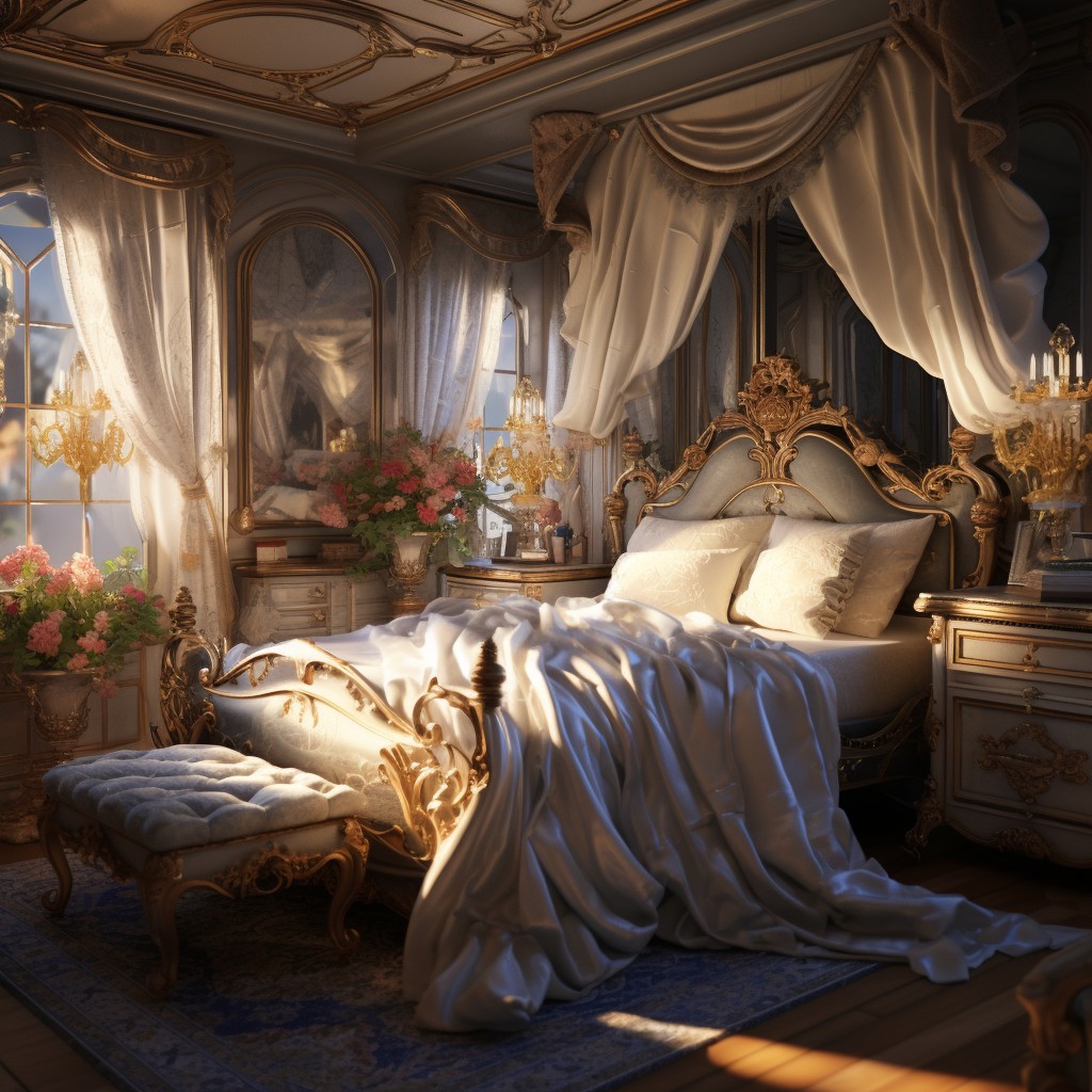 Silky Smooth Drapes - Romantic Bedroom Decor