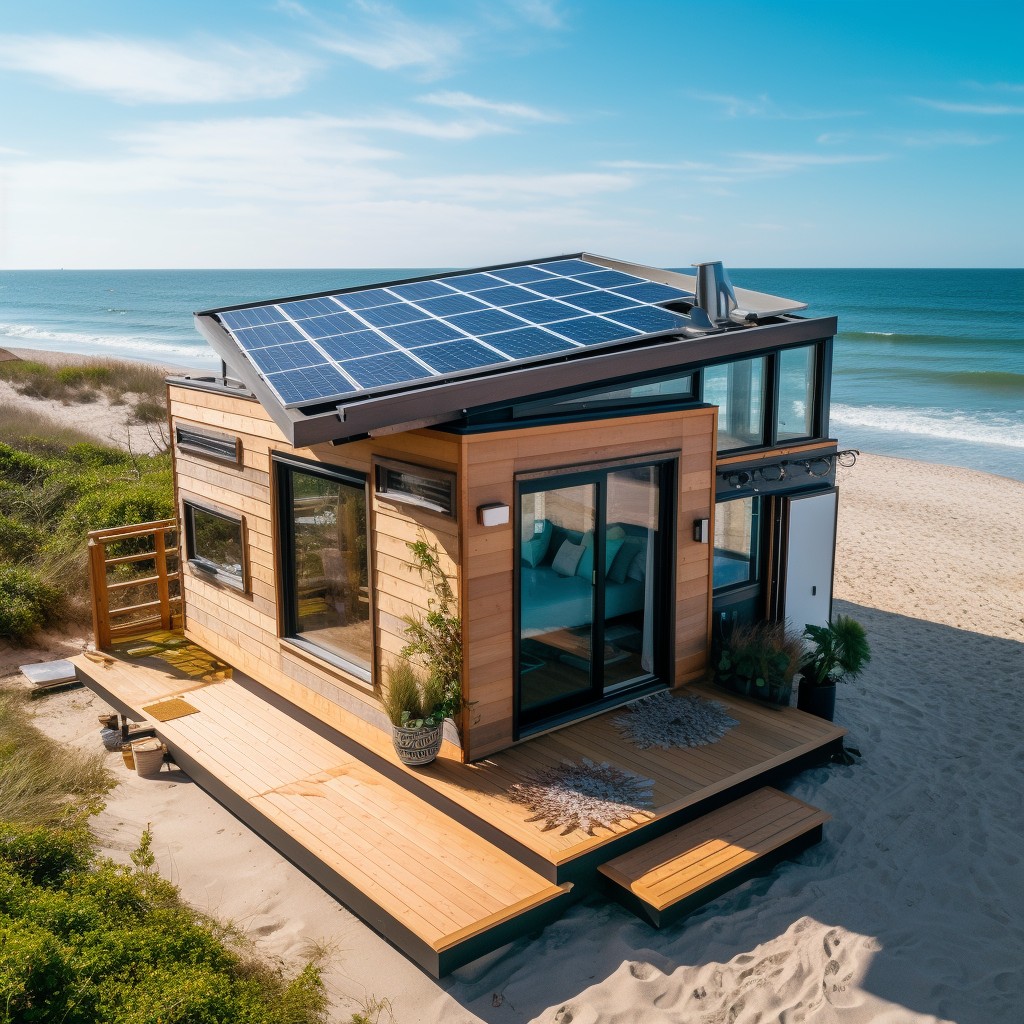 Solar Panelling - Modern Tiny House Design