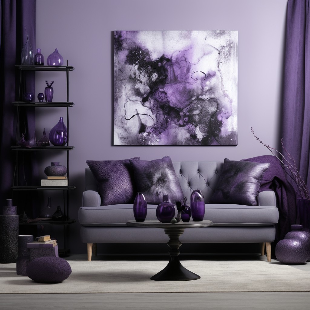 Sophistication with Grey and Purple - Combination with Grey