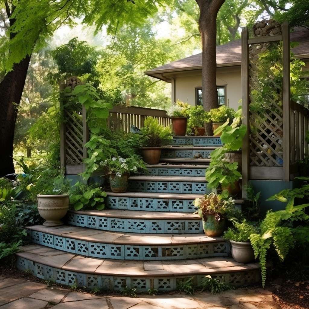 Spruce Up The Porch Steps - Landscape Design Ideas