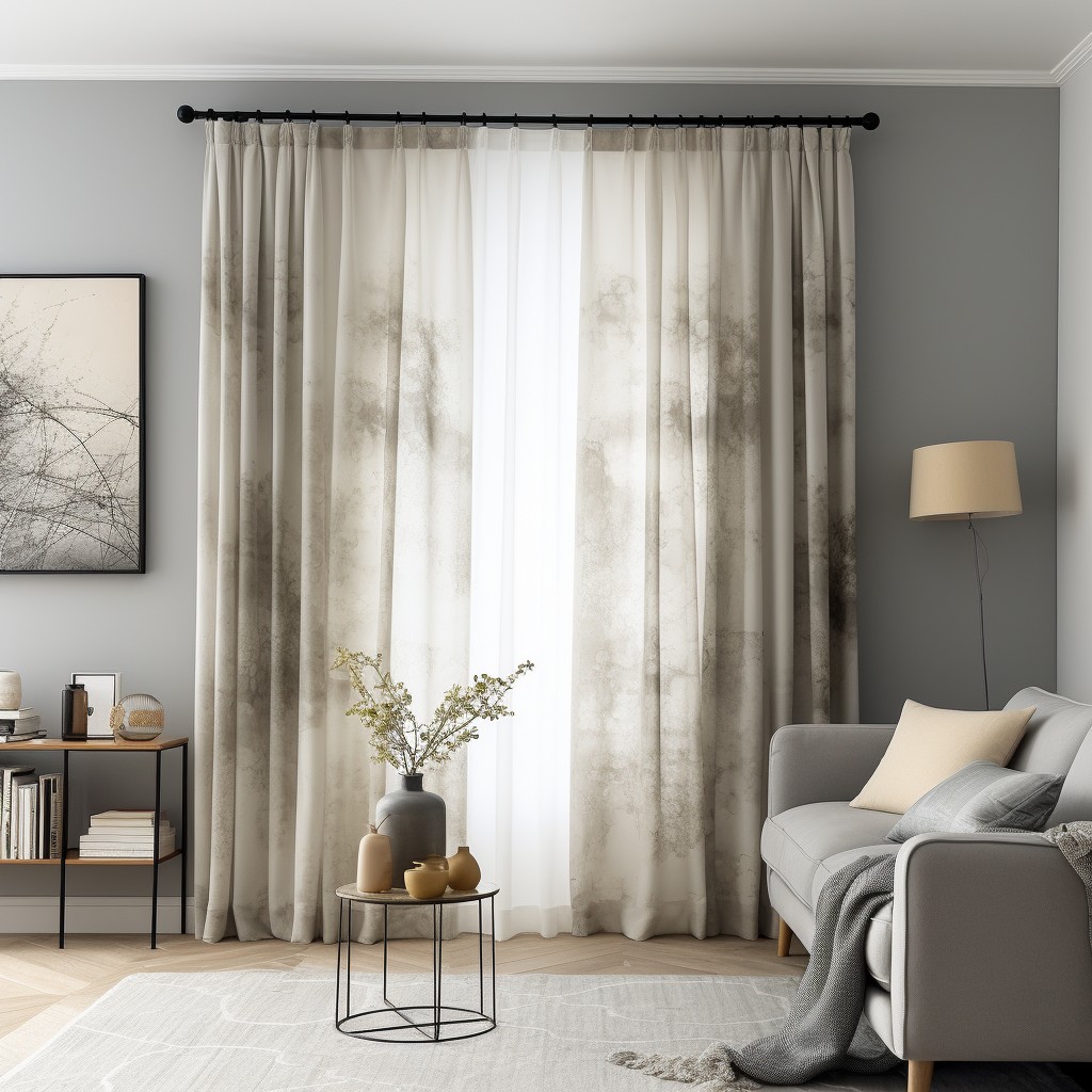 Subtle Prints - Curtain Style for Drawing Room