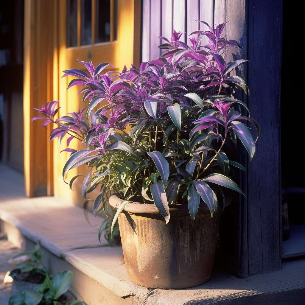 Tradescantia Zebrina- Modern Front Door Plants