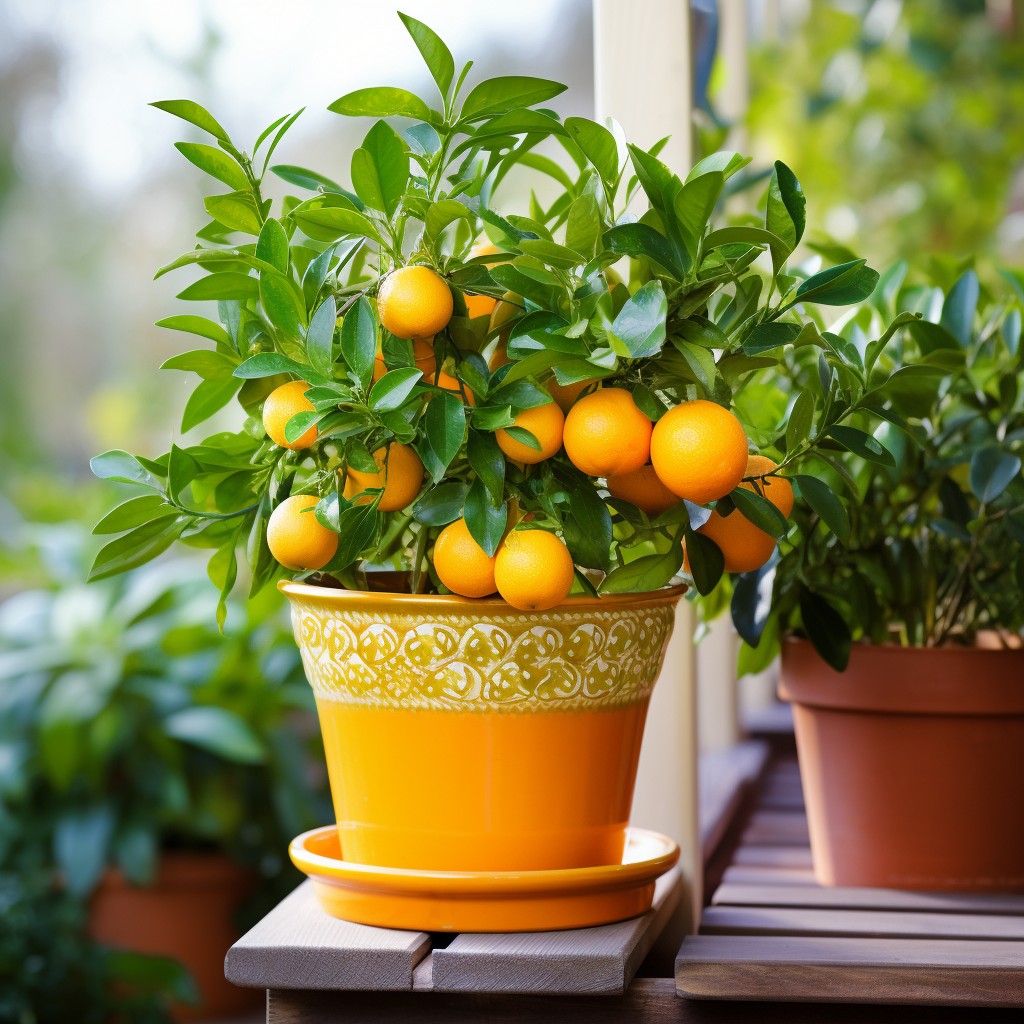 Via Citrus Calamondin Orange Flower Plant for Home