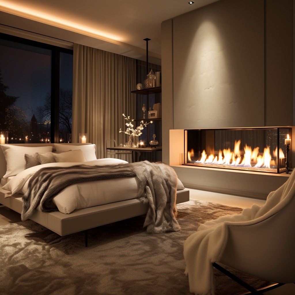 Warm Things Up by Lighting a Fire - Ideas for Couple Bedroom