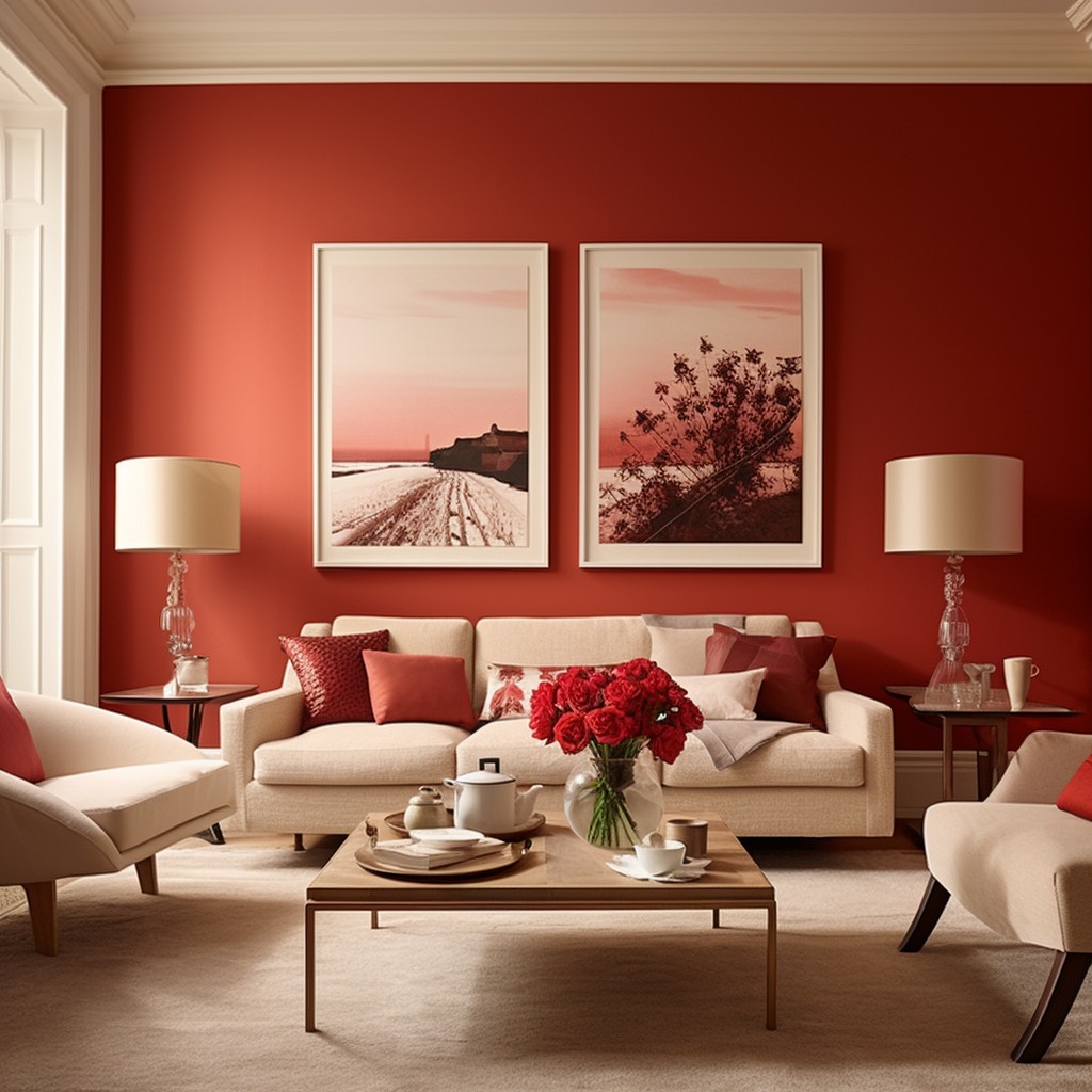 Welcome With Warm Red - Room Paint Colors Design