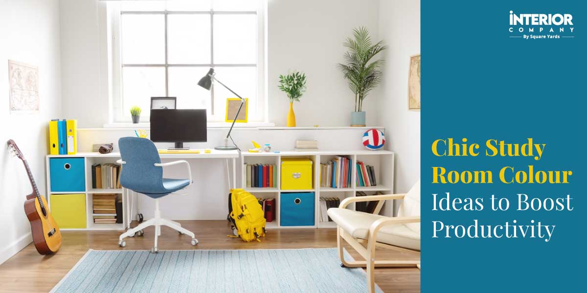 10+ Selected Study Room Colour Combination That Encourages Concentration