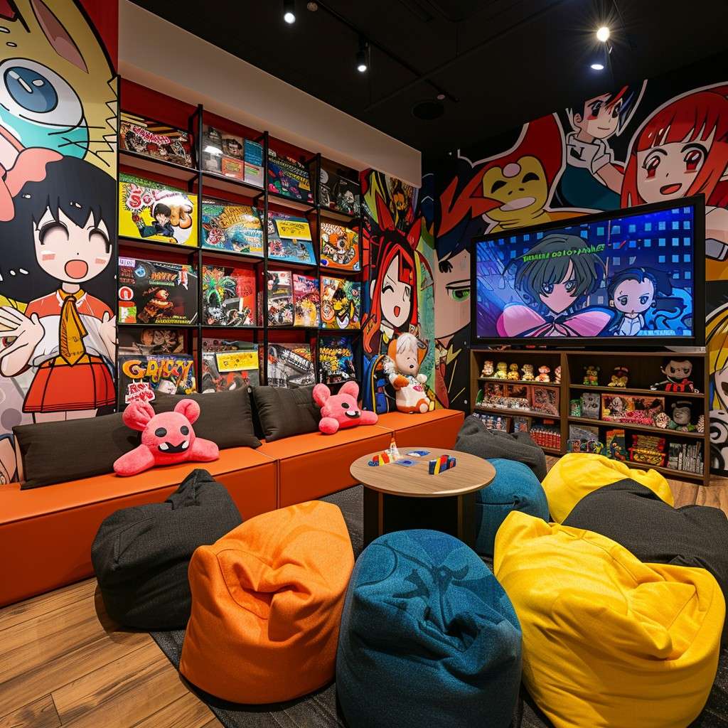 A Manga and Anime Arena  - Home Theatre In Home Design