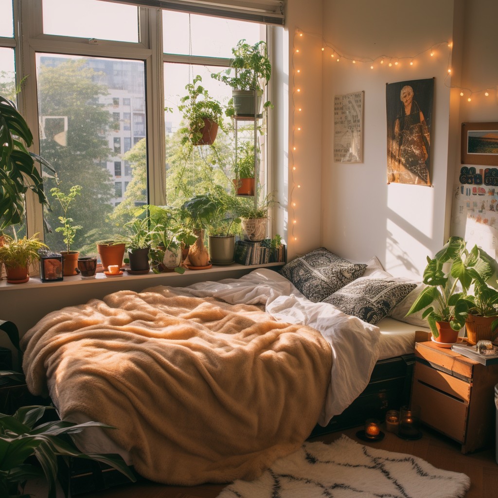 Add Greenery Your Dorm Decor - Dorm Room Theme Ideas
