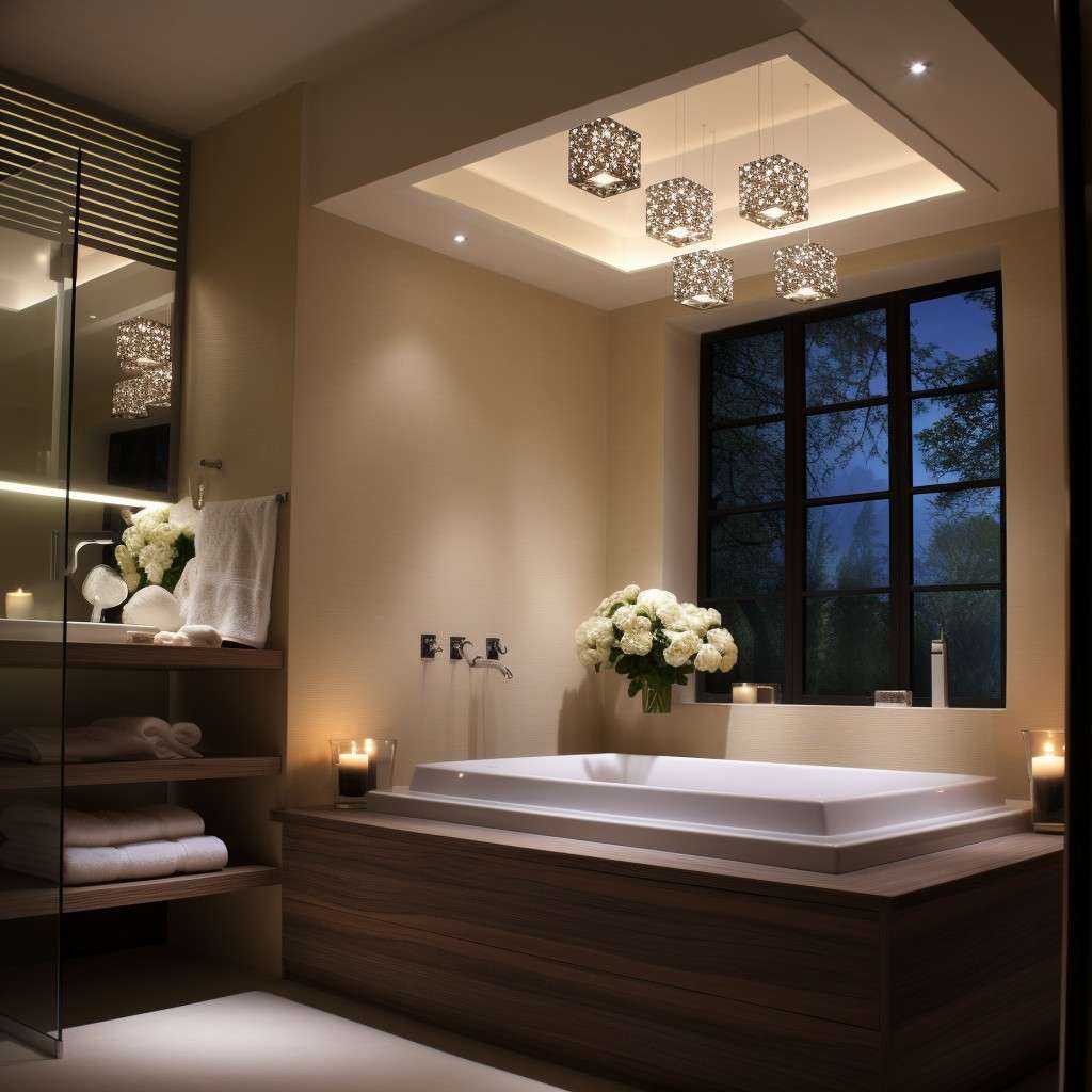 Ambient Lighting - Small Bathroom And Toilet Design