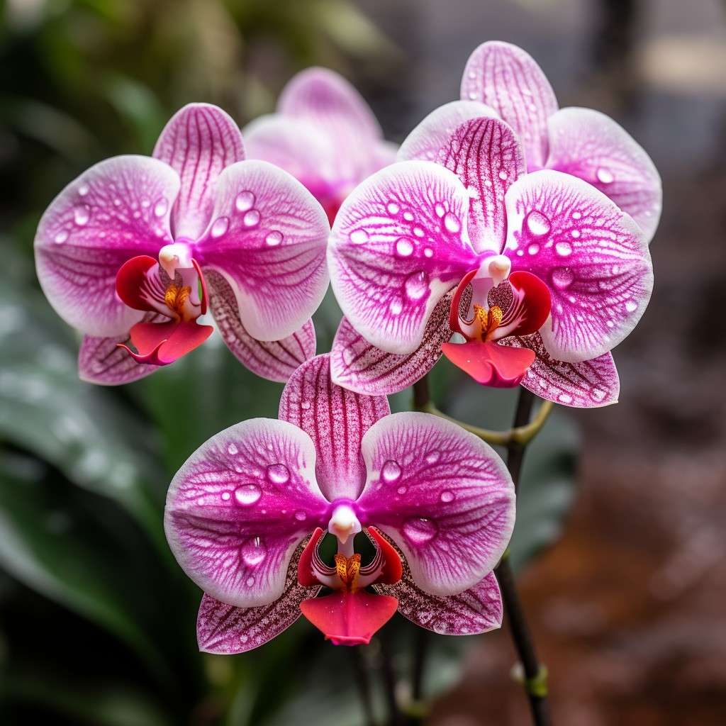 Aquarius Zodiac Sign as Flowers - Orchid