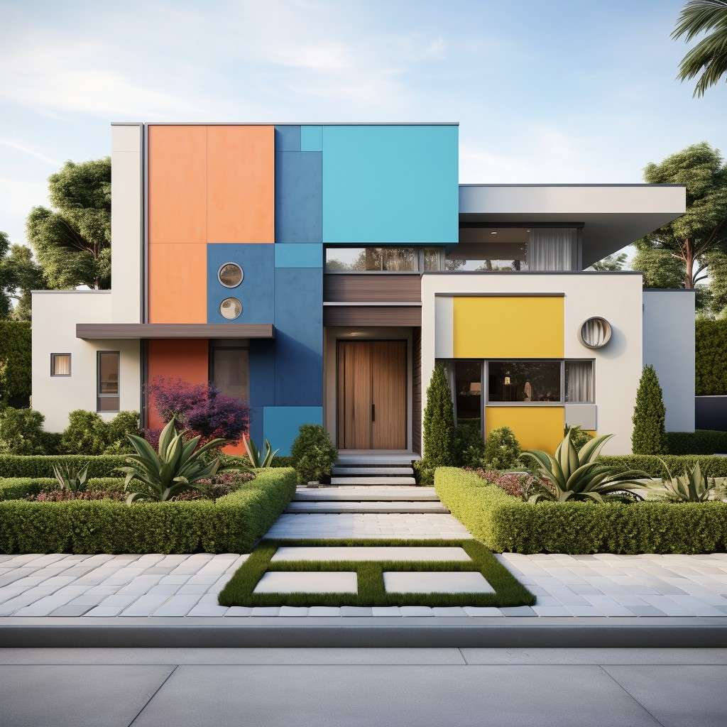 Art Deco Glamour - Modern Home Exterior