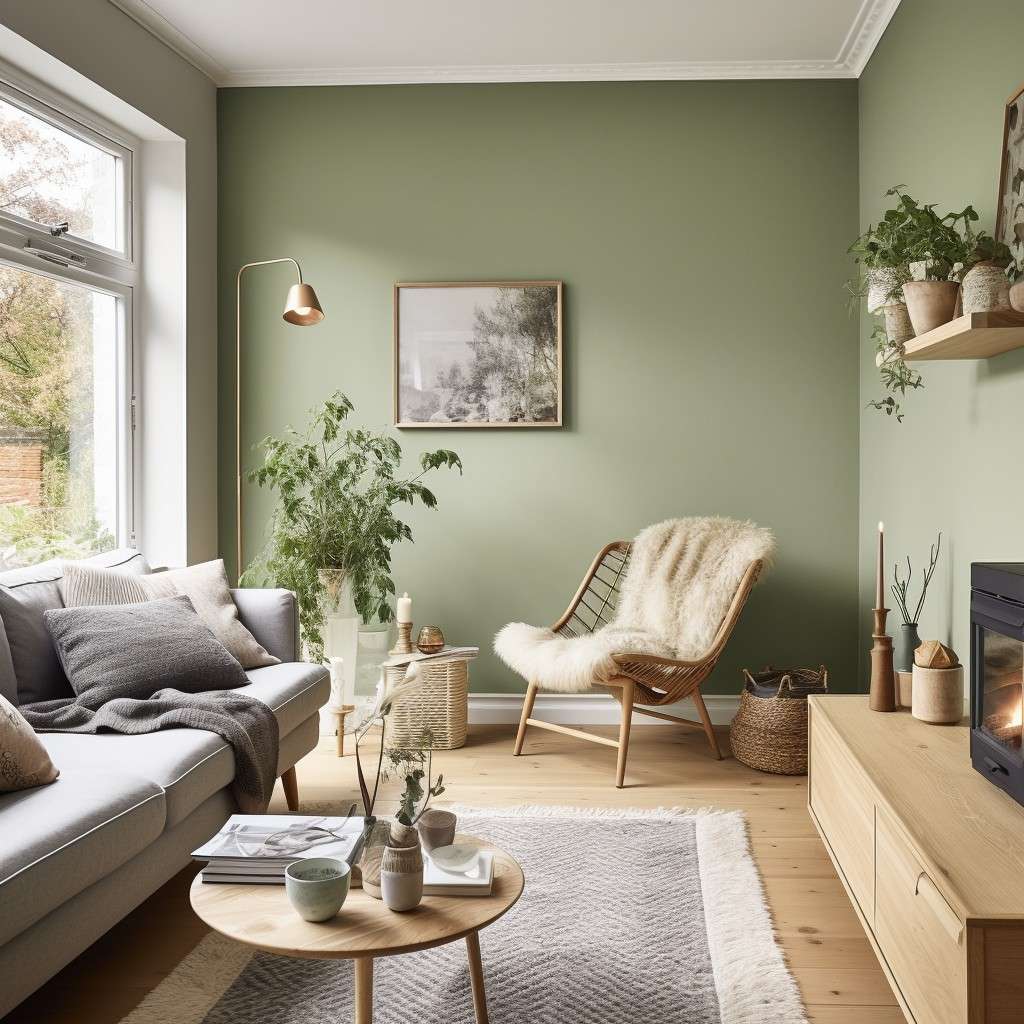 Bring the Outdoor In With Grey-Green Colour Combination