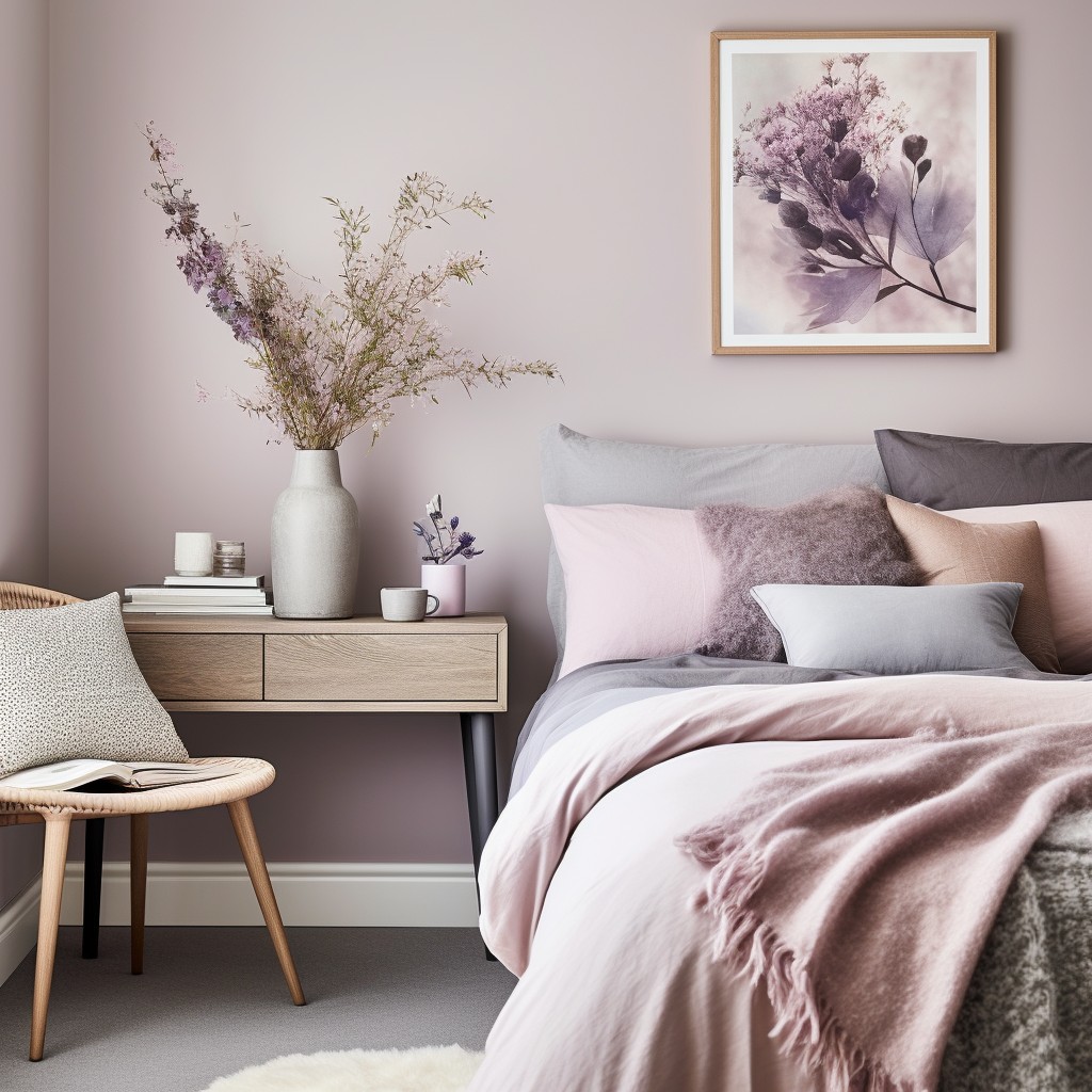 Calming Blush Pink and Magenta Colour Combination
