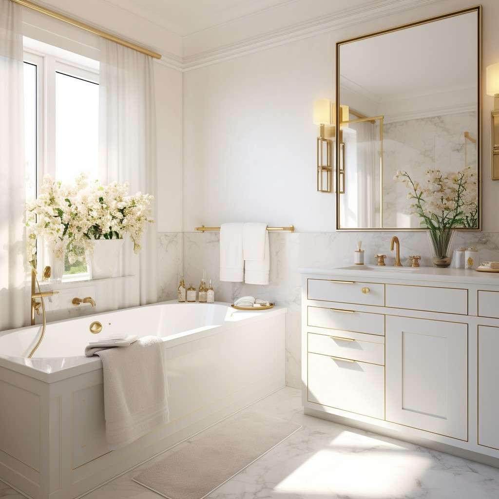 Choose a Pearl White Scheme - Small Bathroom Ideas