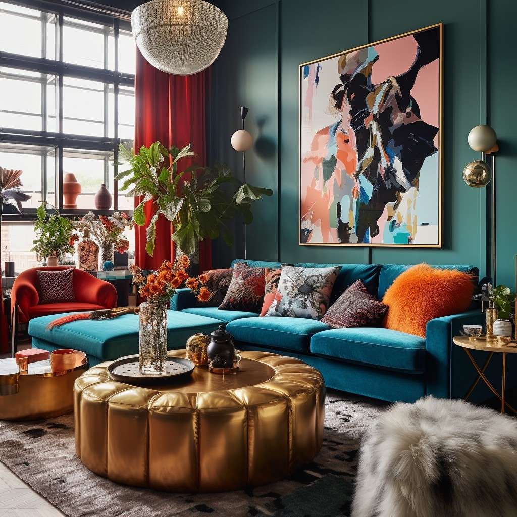 Chunky Accents Embracing Maximalism - Interior Decorating Trends