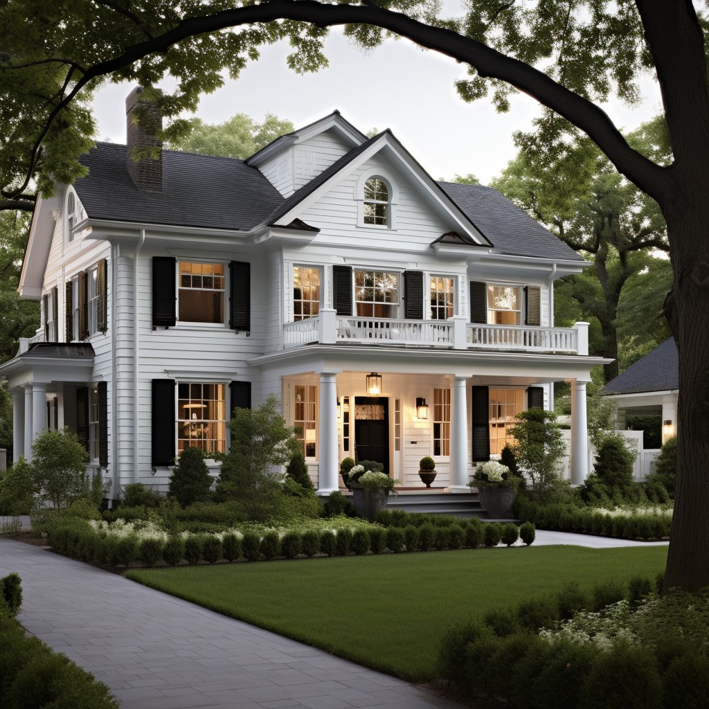 Colonial Style House - Types Of House Designs