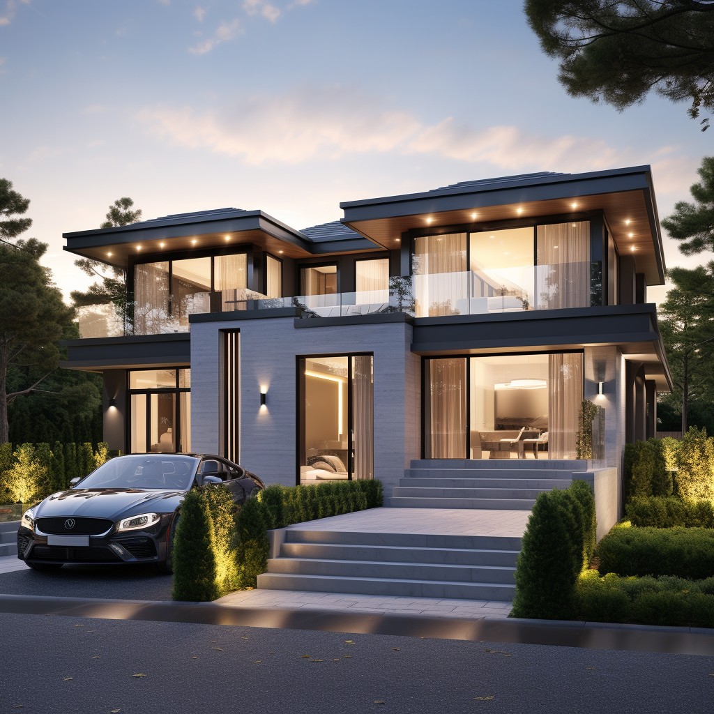 Compact Luxury - Modern Style Home Design