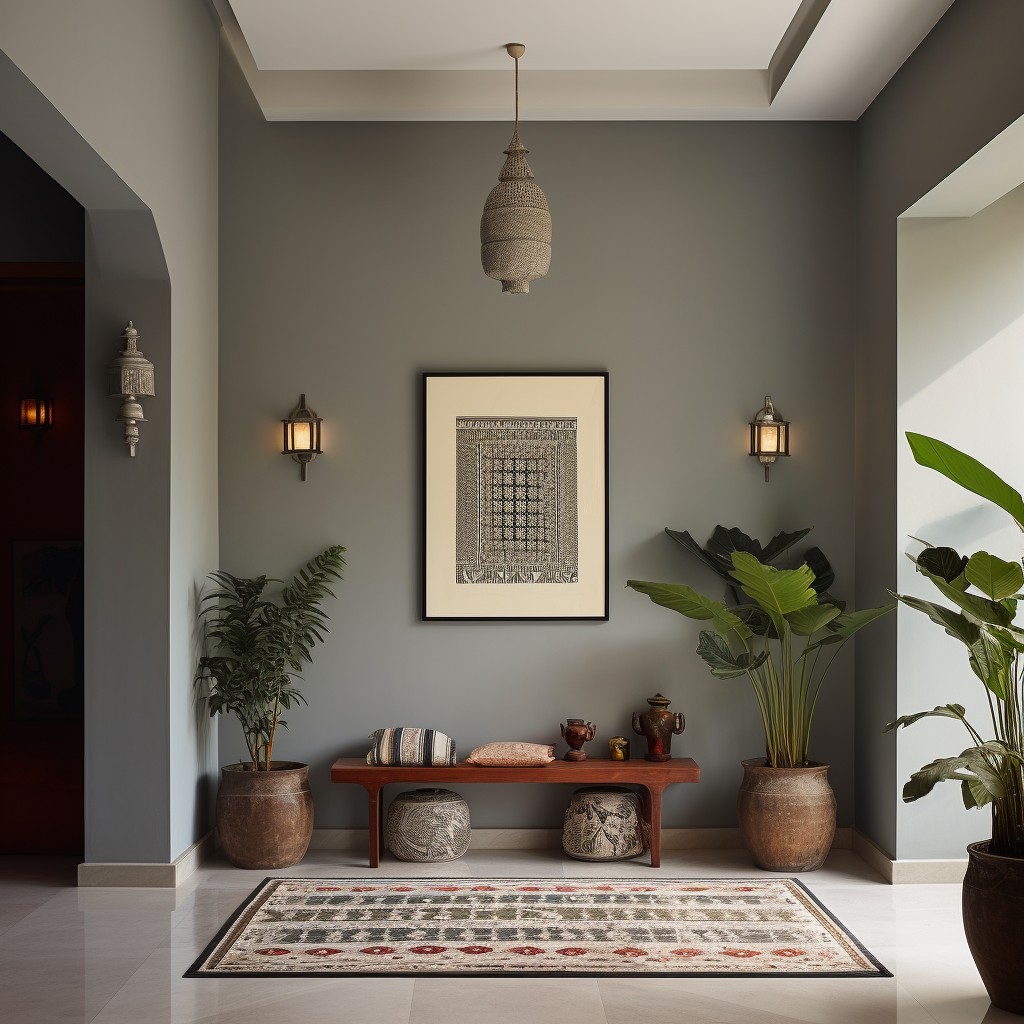Cool Toned Grey - Hall Colour Design