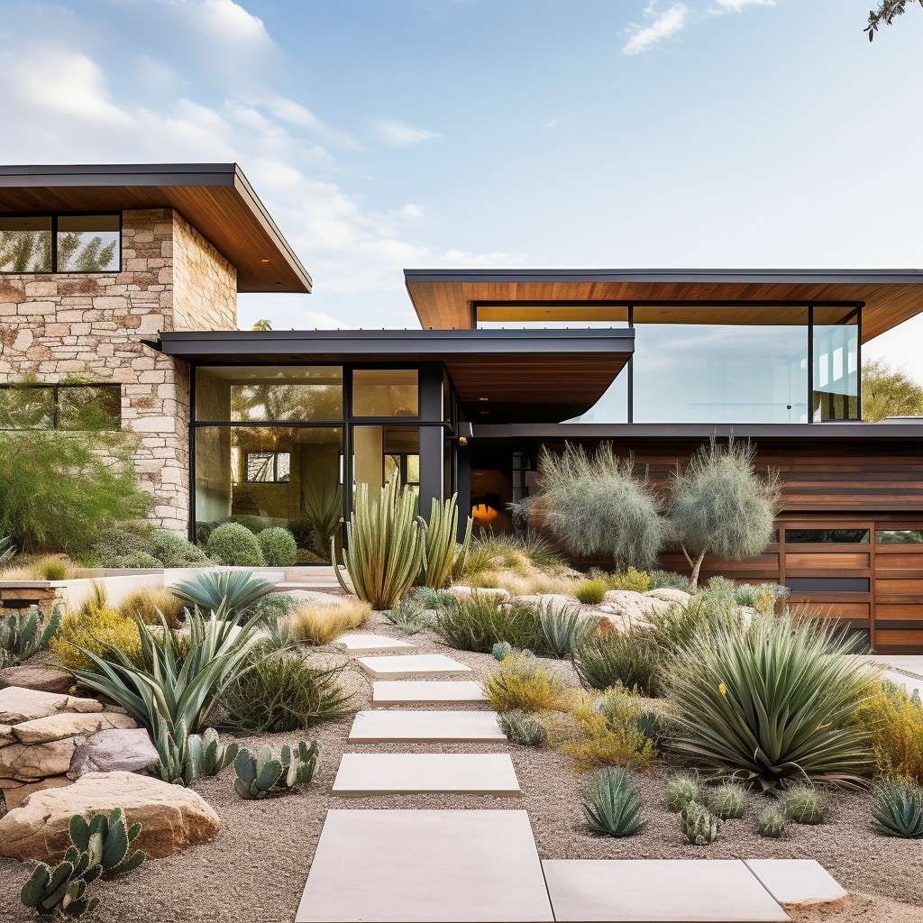 Desert Oasis - House Design Outside