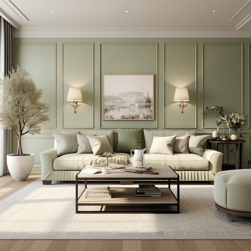 Earthy Organic with Wall Colour Combination with Off White - Earthy Organic with Wall Colour Combination with Off White