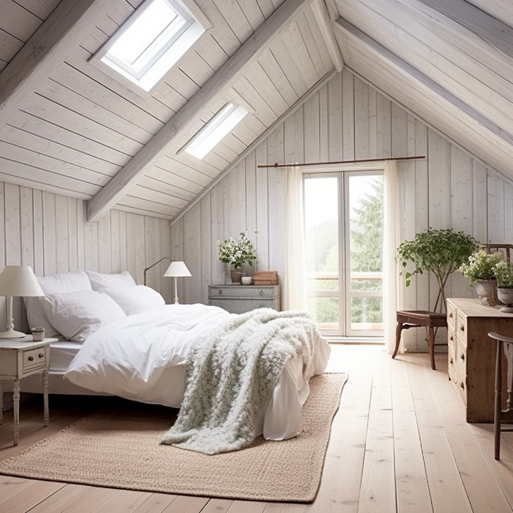 Enchanting Cottage Core   - Pine Wood Ceiling Design