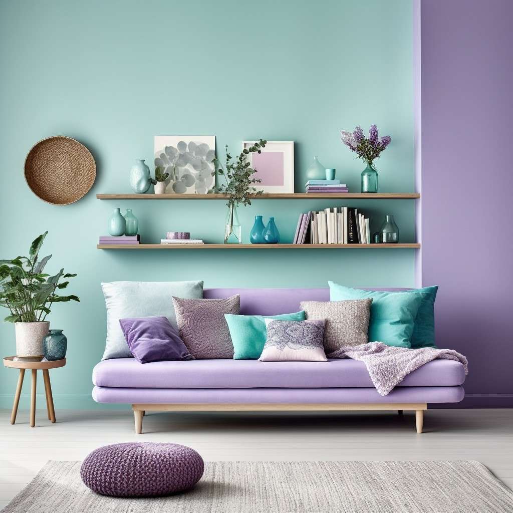 Ethereal Blend with Mint Green Contrast Color - Lavender