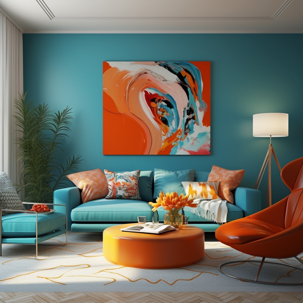 Exotic Blend of Turquoise and Orange - Colors That Match with Orange