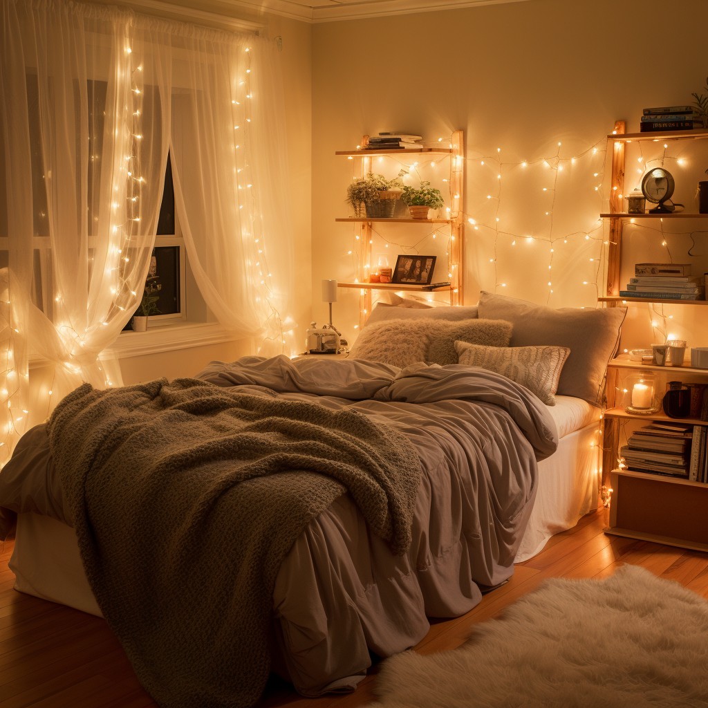 Fairy Lights - Dorm Room Ideas