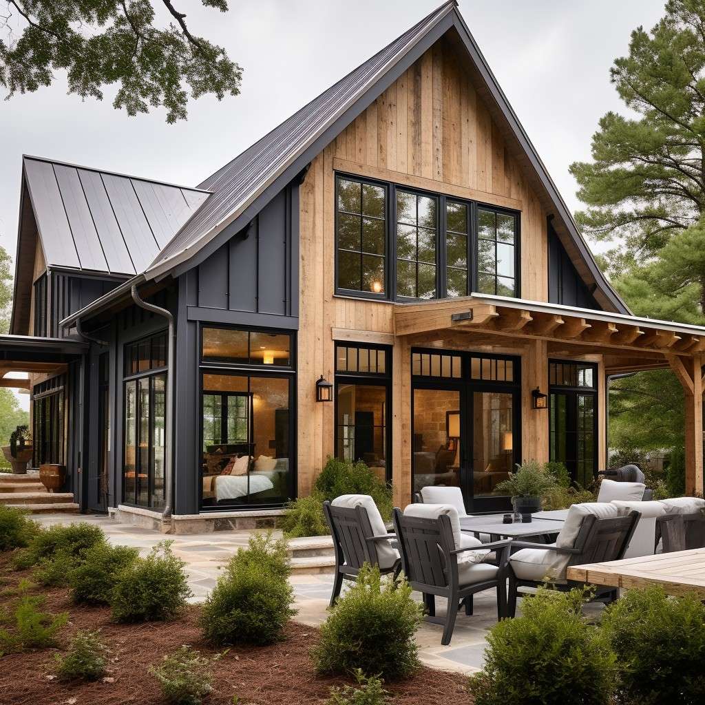 Farmhouse Chic - Simple Exterior Home Design
