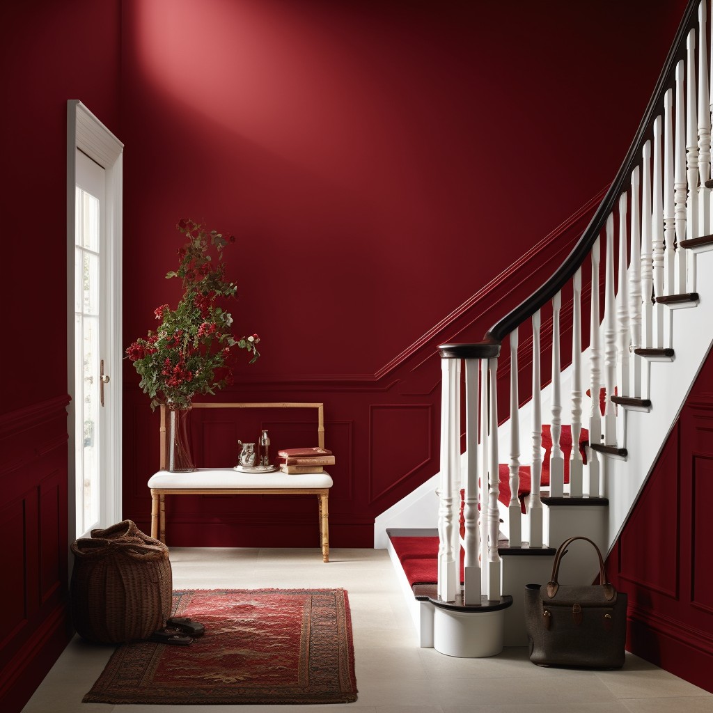 Fiery Red - Hall Room Colour