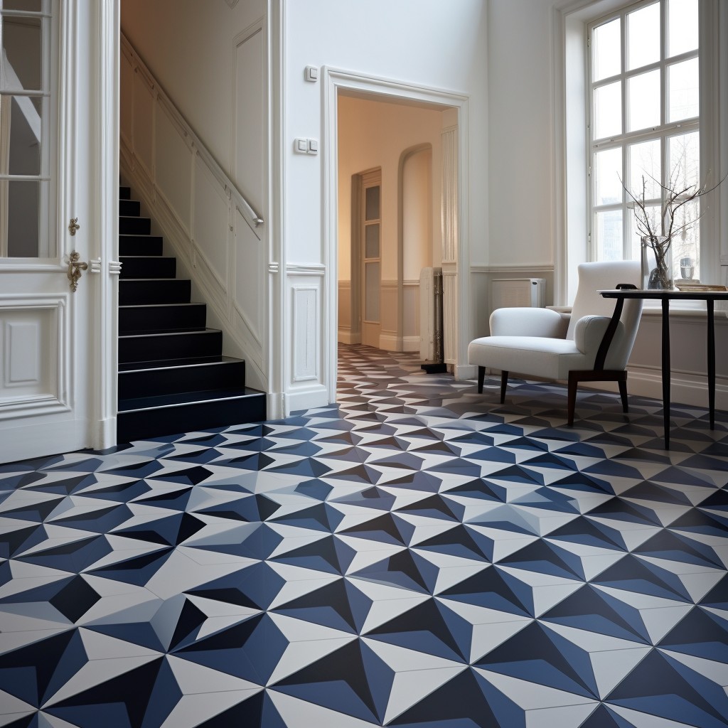 Geometric Tiles - Flooring For Hallways