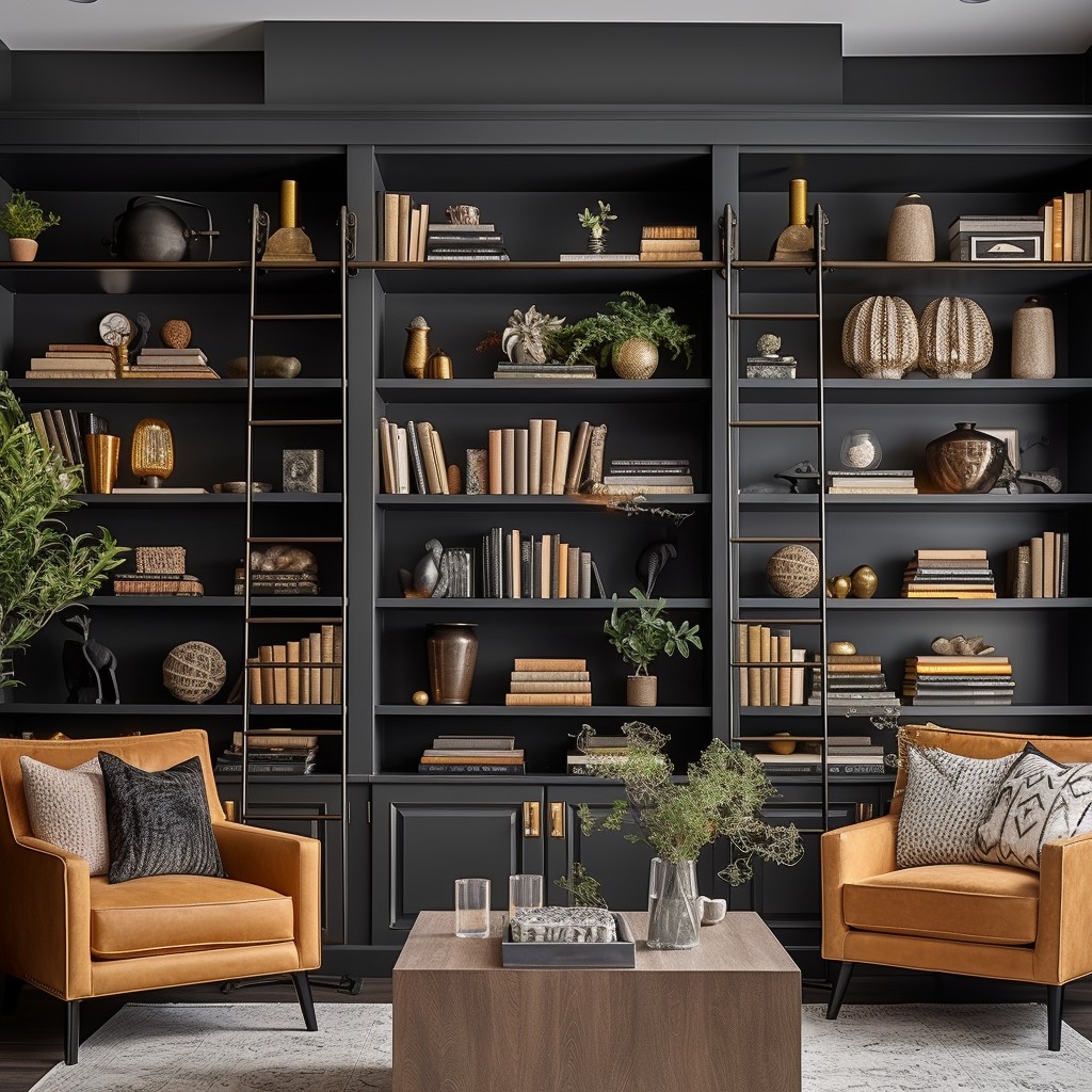 Install a Book Wall or Shelf - Study Table Decoration Ideas