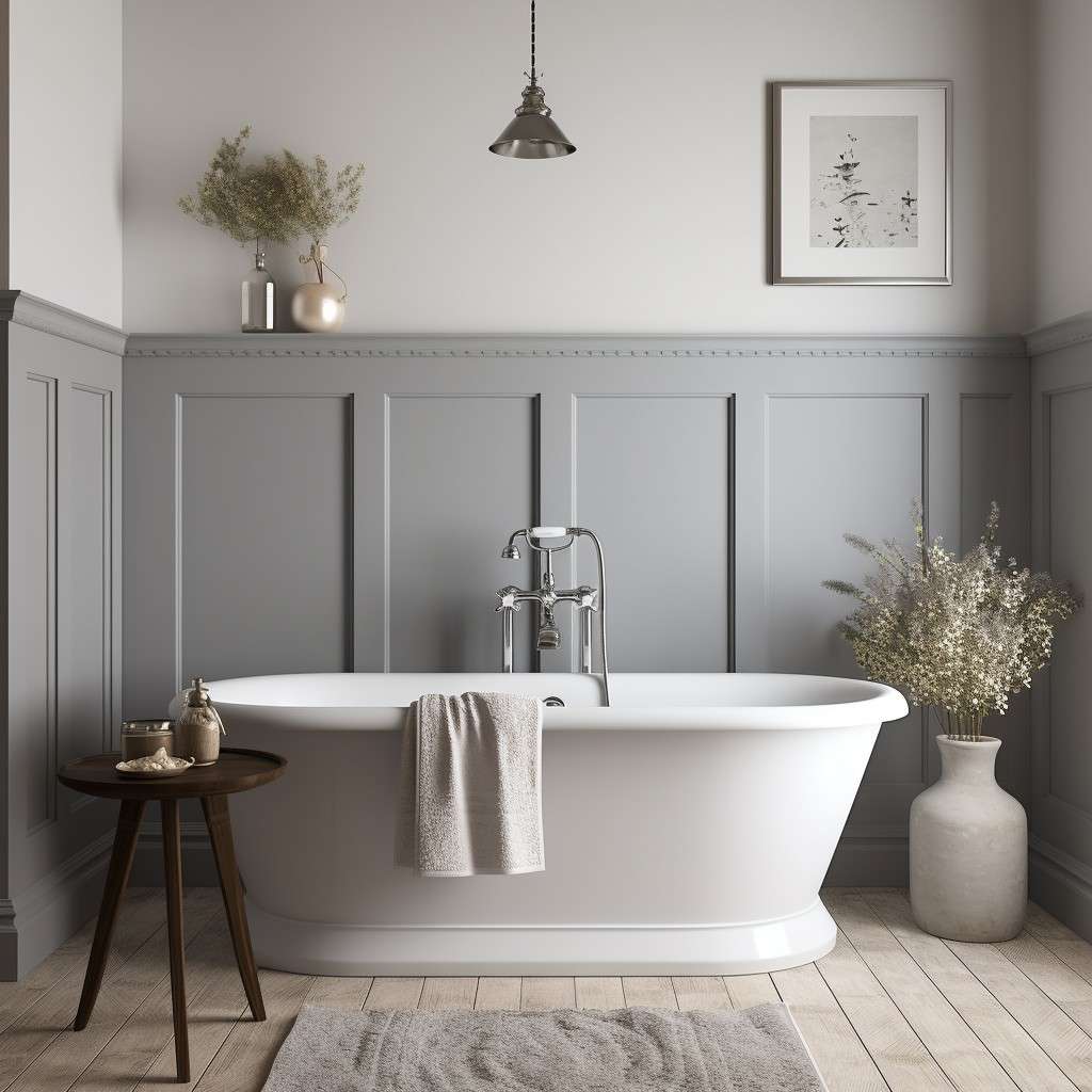 Introduce Faux Panelling - Bathroom Decorating Ideas Small
