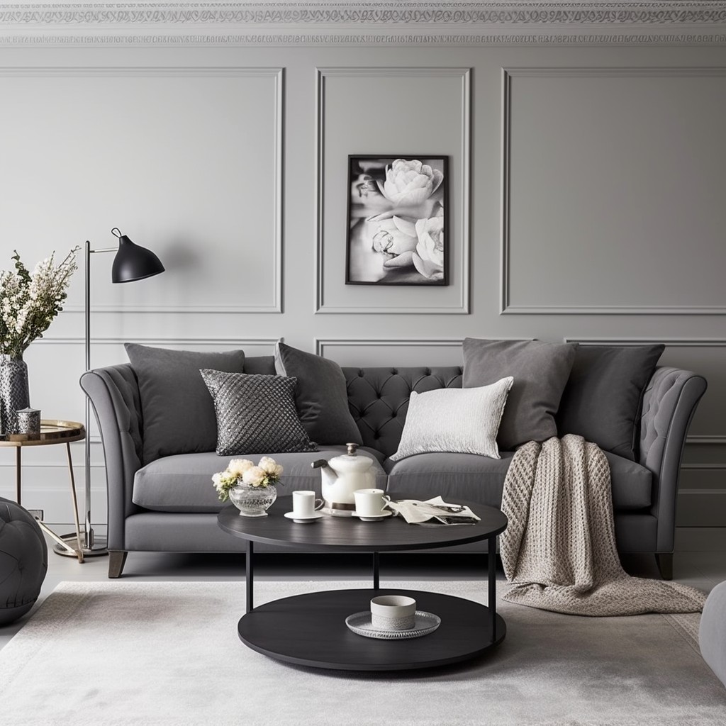 Make Grey Important - Modern Gray And White Living Room