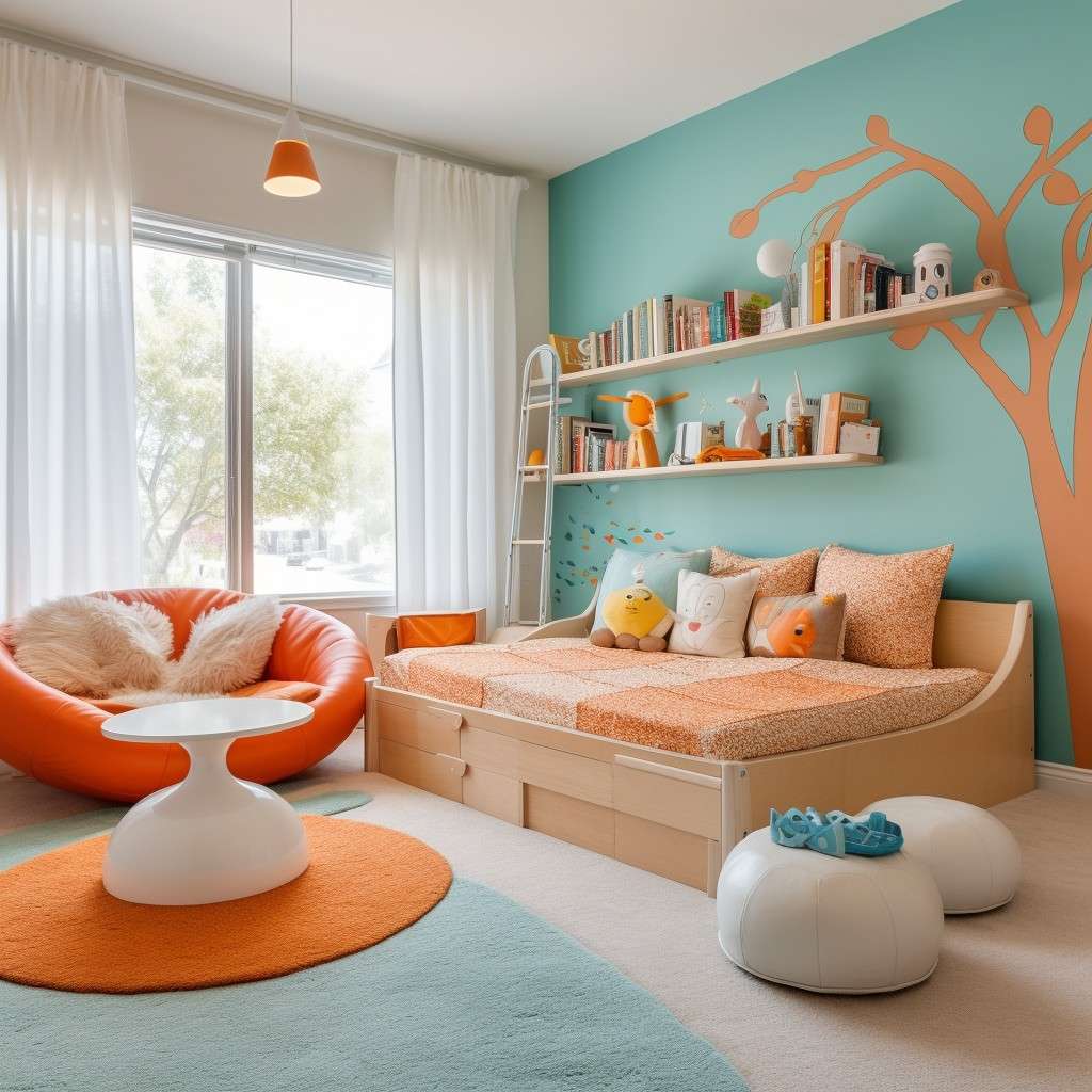 Orange  Colour That Goes with Turquoise