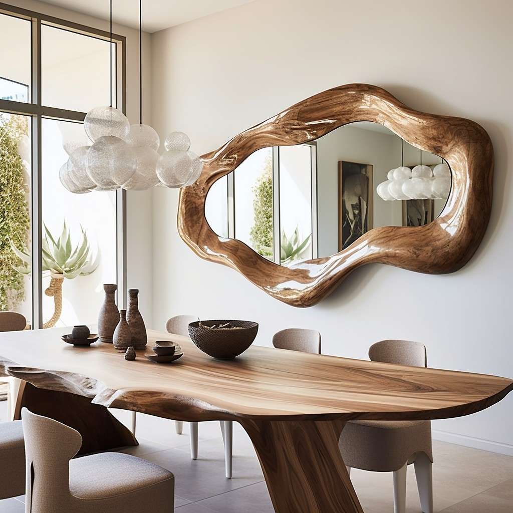 Organic-Shaped Mirrors - Interior Design Trends
