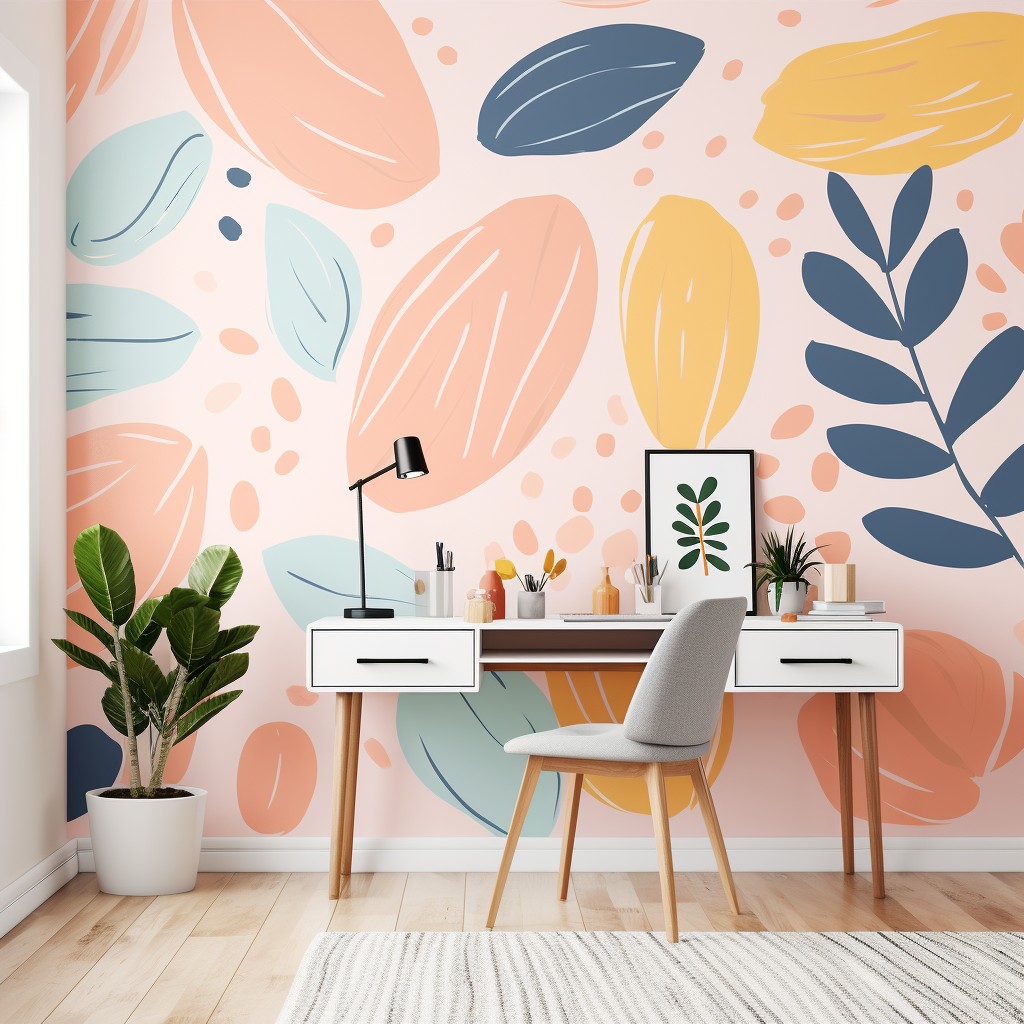 Peel and Stick Wallpaper - Dorm Design Ideas