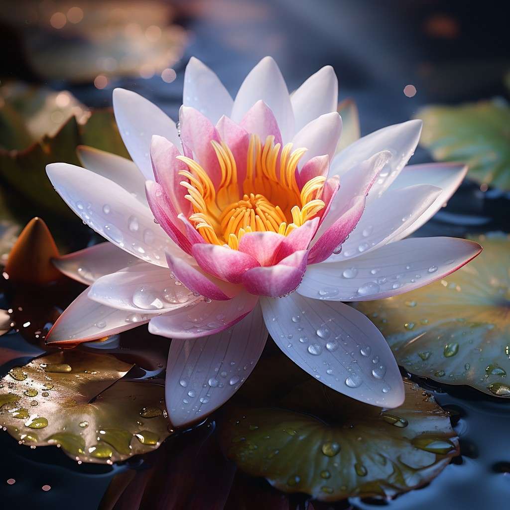 Pisces Flower Star Sign Water - Lily