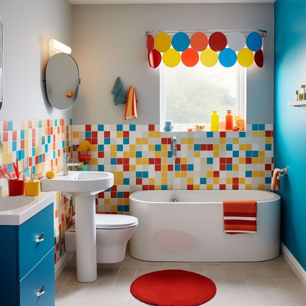 Primary Colour Scheme - Kids Bathroom Ideas