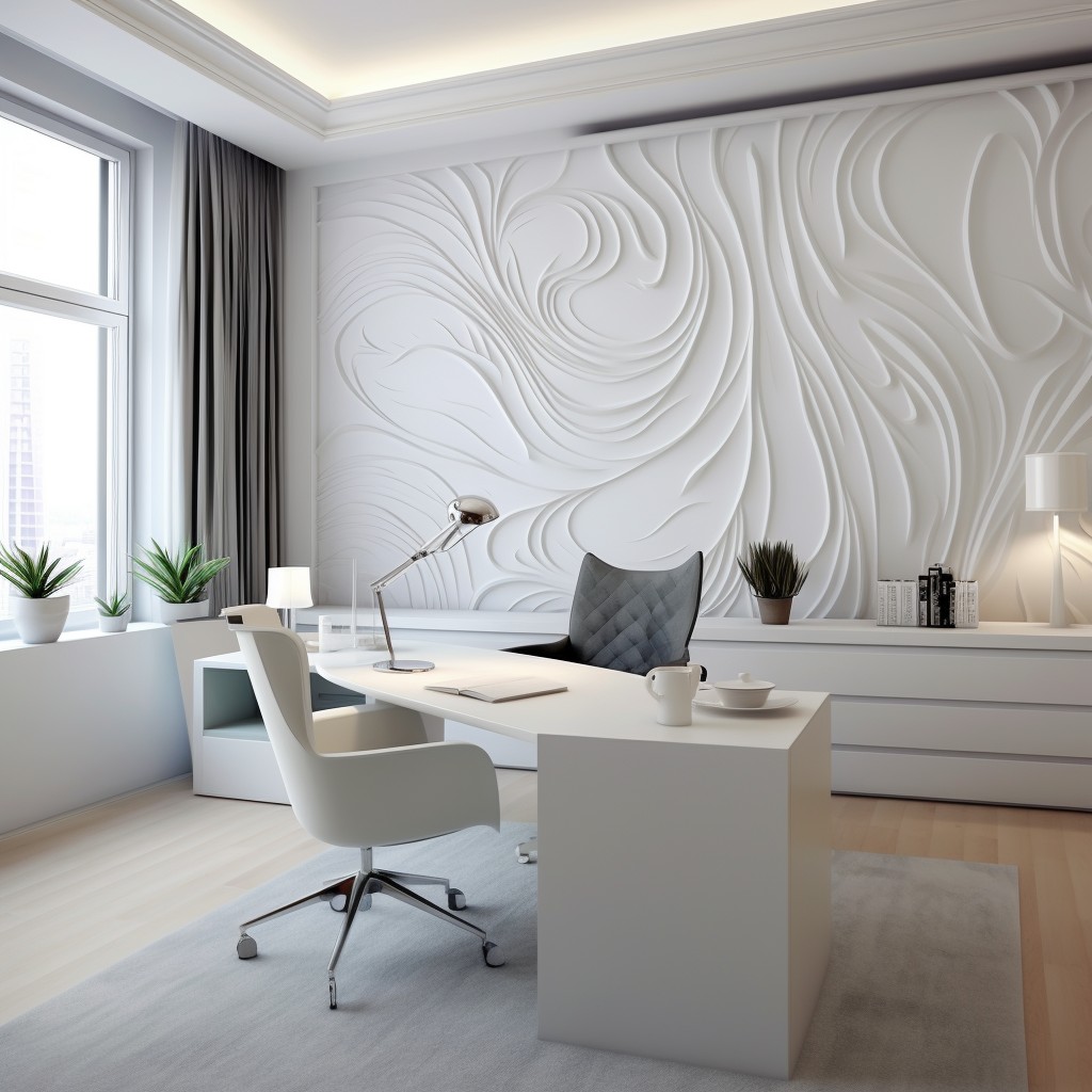 Pristine Elegant White Office Paint Color