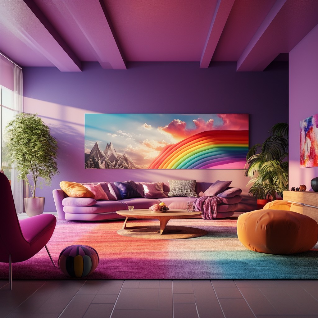 Rainbow and - Purple Combination