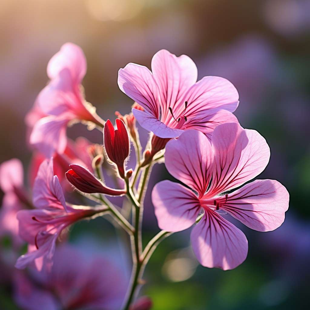 Scorpio Star Signs and Flowers - Geranium