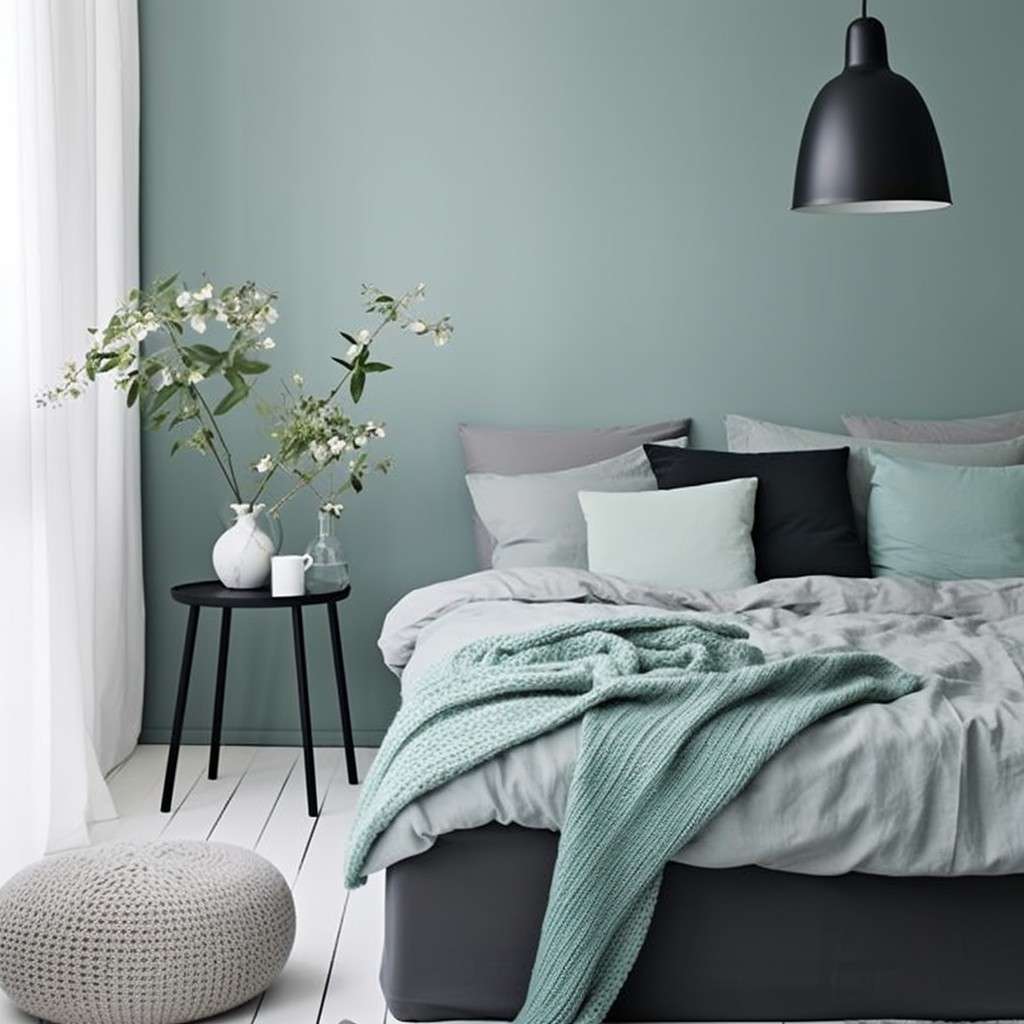 Sea Green And Grey Combination For Your Walls