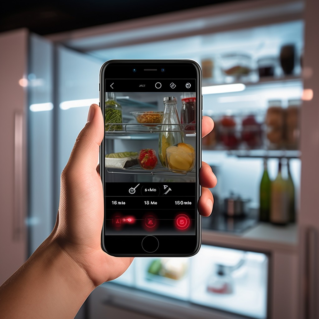 Smart Refrigerator Camera - Smart Home Appliances