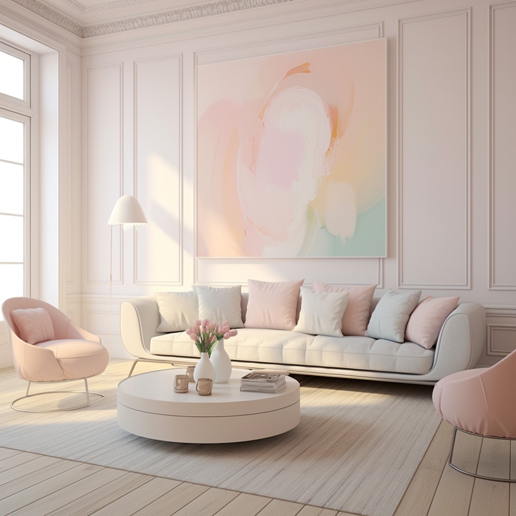 Soft Elegance of White and Pastels- White Matching Colour