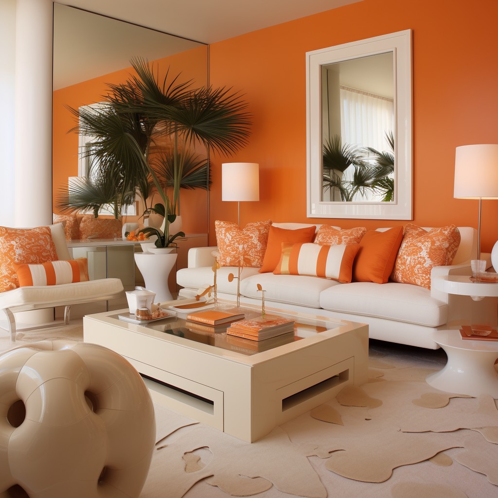 Soft Whisper of Cream with Orange - Orange Colour Palette