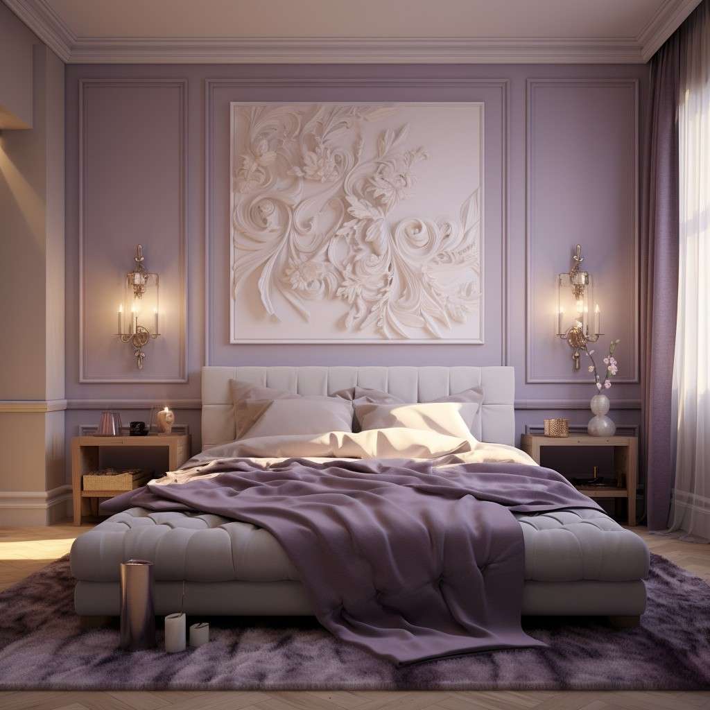 Soothing Elegance of Ash Colour House - Lavender