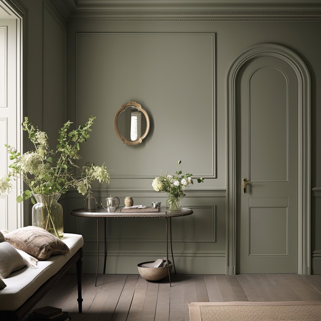 Sophisticated French Grey - Hallway Paint Colors