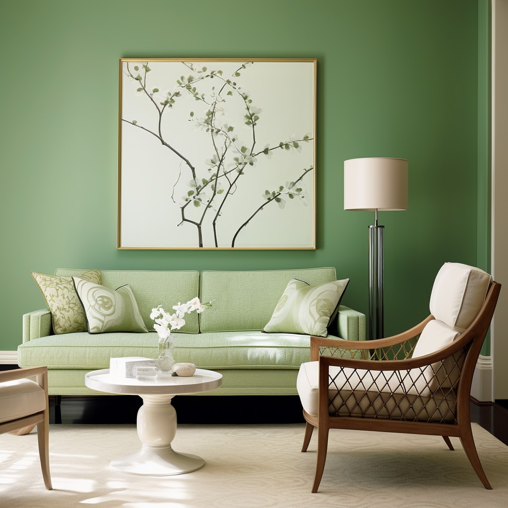 Spring - Green Colour Wall Design