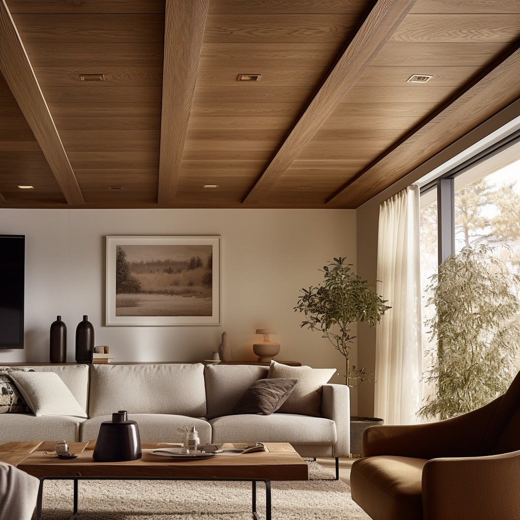 Tactile Textured  - Modern Wood Ceiling Panels